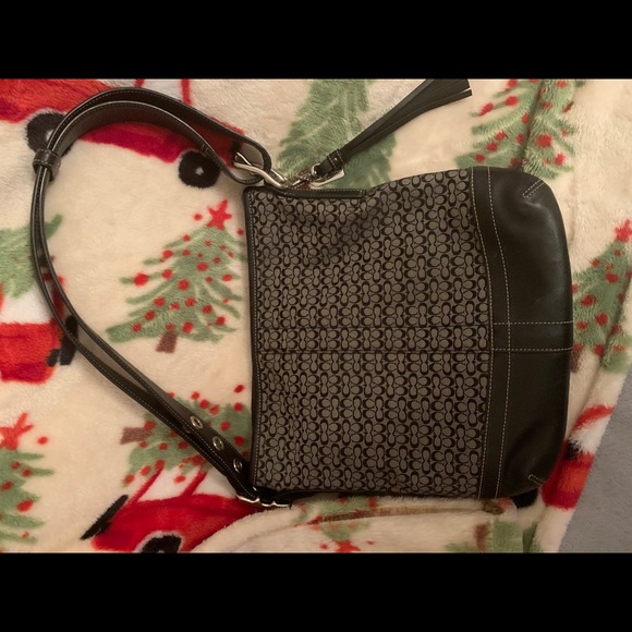 Coach signature black and gray bag - Picture 2 of 5